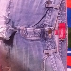 Hollister denim shorts (size 5)